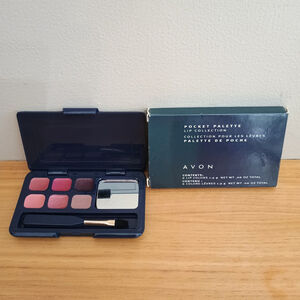 NOS 2003 Avon Pocket Palette Lip Collection Cool 6 Lip Colors 1.9g .06oz